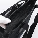GUCCI GG Canvas Tote Bag Black Silver 019 0402 Auth 197830-6