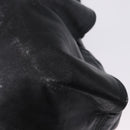 LOEWE Nappa Aire Anagram Hand Bag Leather Black Gold Auth 197831-17