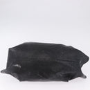 LOEWE Nappa Aire Anagram Hand Bag Leather Black Gold Auth 197831-5