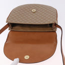 CELINE Macadam Canvas Shoulder Bag PVC Beige Gold Auth 197832A-16