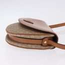 CELINE Macadam Canvas Shoulder Bag PVC Beige Gold Auth 197832A-5