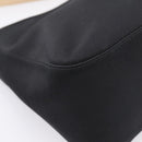 GIVENCHY Hand Bag Nylon Black Silver Auth 197834-11