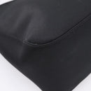 GIVENCHY Hand Bag Nylon Black Silver Auth 197834-13