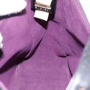 GIVENCHY Hand Bag Nylon Black Silver Auth 197834-17