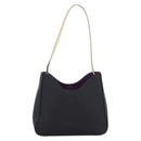 GIVENCHY Hand Bag Nylon Black Silver Auth 197834-3