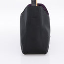 GIVENCHY Hand Bag Nylon Black Silver Auth 197834-4