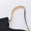 GIVENCHY Hand Bag Nylon Black Silver Auth 197834-8