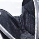 CELINE Macadam Canvas Backpack Vinyl Black Silver Auth 197837-21
