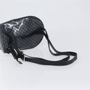 CELINE Macadam Canvas Backpack Vinyl Black Silver Auth 197837-7