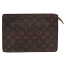 LOUIS VUITTON Monogram Pochette Homme Clutch Bag M51795 LV Auth 197841-13