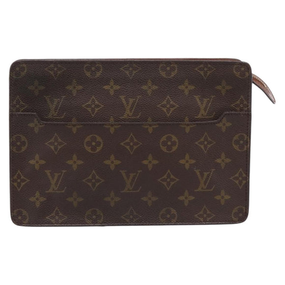 LOUIS VUITTON Monogram Pochette Homme Clutch Bag M51795 LV Auth 197841