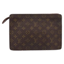 LOUIS VUITTON Monogram Pochette Homme Clutch Bag M51795 LV Auth 197841-2