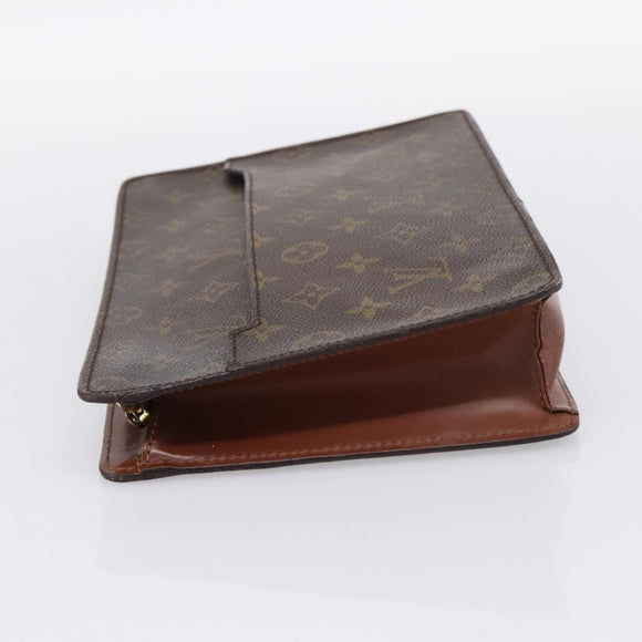LOUIS VUITTON Monogram Pochette Homme Clutch Bag M51795 LV Auth 197841
