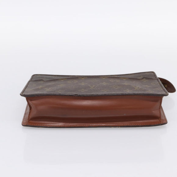LOUIS VUITTON Monogram Pochette Homme Clutch Bag M51795 LV Auth 197841