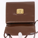 GUCCI Hand Bag Leather 2way Brown Gold 000 2110 Auth 197847V-18