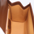 GUCCI Hand Bag Leather 2way Brown Gold 000 2110 Auth 197847V-21