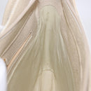LOEWE Shoulder Bag Leather Ivory Gold Auth 197848-19