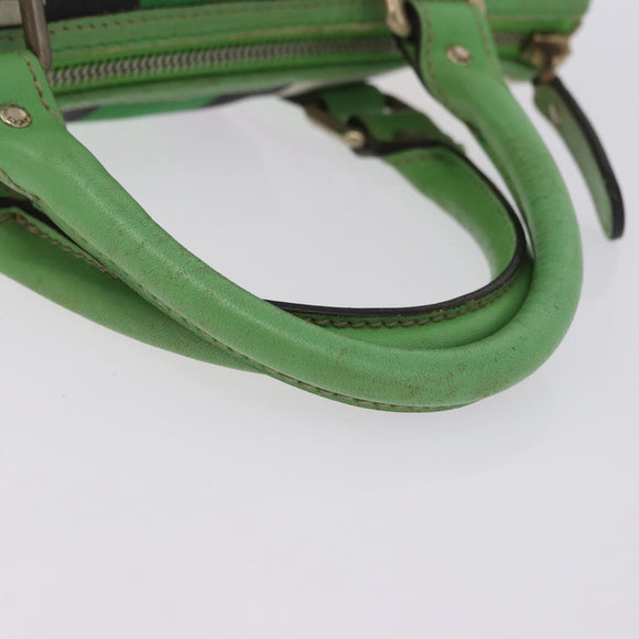 GUCCI GG Supreme Sherry Line Boston Bag PVC White Gold 190257 Auth 197849A