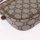 GUCCI GG Plus Supreme Shoulder Bag PVC Beige Gold Auth 197850-15