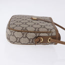 GUCCI GG Plus Supreme Shoulder Bag PVC Beige Gold Auth 197850-3