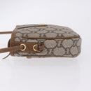 GUCCI GG Plus Supreme Shoulder Bag PVC Beige Gold Auth 197850-4
