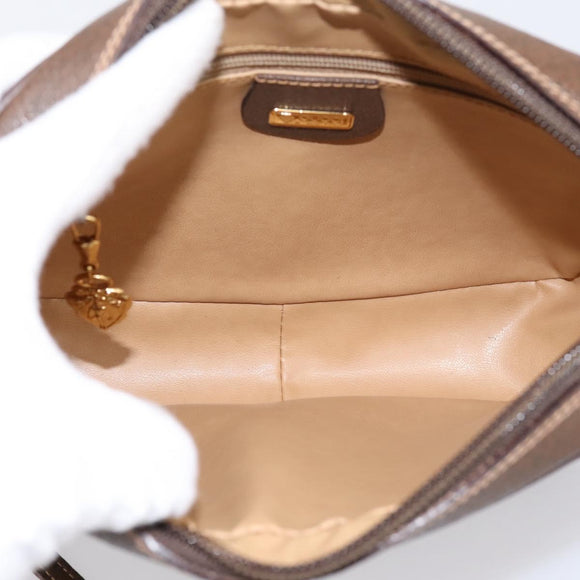 GUCCI GG Supreme Shoulder Bag PVC Beige Gold 007 115 6423 Auth 197851V