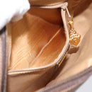 GUCCI GG Supreme Shoulder Bag PVC Beige Gold 007 115 6423 Auth 197851V-11