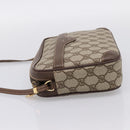 GUCCI GG Supreme Shoulder Bag PVC Beige Gold 007 115 6423 Auth 197851V-3