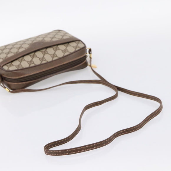 GUCCI GG Supreme Shoulder Bag PVC Beige Gold 007 115 6423 Auth 197851V