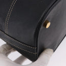 LOEWE Shoulder Bag Leather Black Gold Auth 197857-15