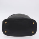 LOEWE Shoulder Bag Leather Black Gold Auth 197857-5