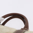 GUCCI GG Supreme Boston Bag PVC White Gold 193602 Auth 197858-14