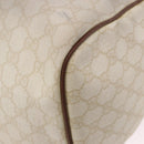 GUCCI GG Supreme Boston Bag PVC White Gold 193602 Auth 197858-18