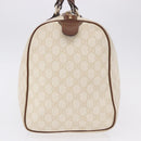 GUCCI GG Supreme Boston Bag PVC White Gold 193602 Auth 197858-5