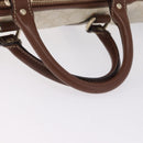 GUCCI GG Supreme Boston Bag PVC White Gold 193602 Auth 197858-9
