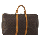 LOUIS VUITTON Monogram Keepall 50 Boston Bag M41426 LV Auth 197861-1