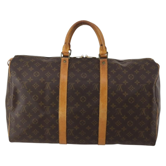 LOUIS VUITTON Monogram Keepall 50 Boston Bag M41426 LV Auth 197861