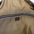 FENDI Zucca Canvas Vanity Hand Bag Black Brown Auth 197863-15