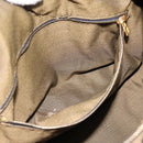 FENDI Zucca Canvas Vanity Hand Bag Black Brown Auth 197863-20