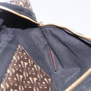 BURBERRY Waist Bag PVC Brown Gold Auth 197864-19