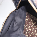 BURBERRY Waist Bag PVC Brown Gold Auth 197864-20