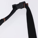 BURBERRY Waist Bag PVC Brown Gold Auth 197864-14