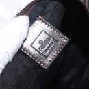 FENDI Zucca Canvas Tote Bag Nylon Brown Black Auth 197867-18