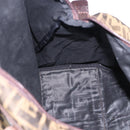 FENDI Zucca Canvas Tote Bag Nylon Brown Black Auth 197867-20