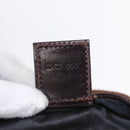 FENDI Zucca Canvas Tote Bag Nylon Brown Black Auth 197867-12