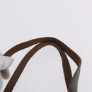 FENDI Zucca Canvas Tote Bag Nylon Brown Black Auth 197867-8
