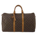 LOUIS VUITTON Monogram Keepall 50 Boston Bag M41426 LV Auth 197868-2