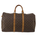 LOUIS VUITTON Monogram Keepall 50 Boston Bag M41426 LV Auth 197868-3