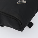 PRADA Shoulder Pouch Nylon Black Silver Auth 197869-16