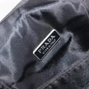 PRADA Shoulder Pouch Nylon Black Silver Auth 197869-19